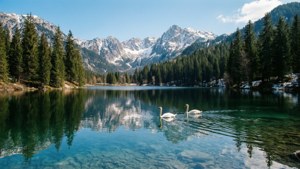 Mountain Lake Serenity