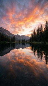 Mountain Lake Sunrise
