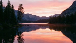 Mountain Lake Sunrise