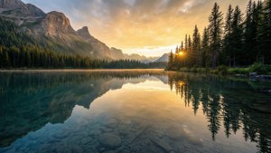 Mountain Lake Sunrise
