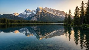 Mountain Lake Sunset