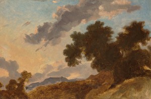 Mountain Landscape at Sunset