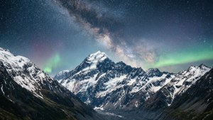 Mountain Night Sky
