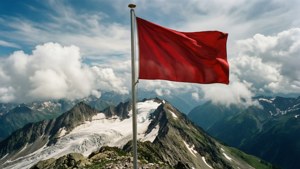 Mountain Peak Flag