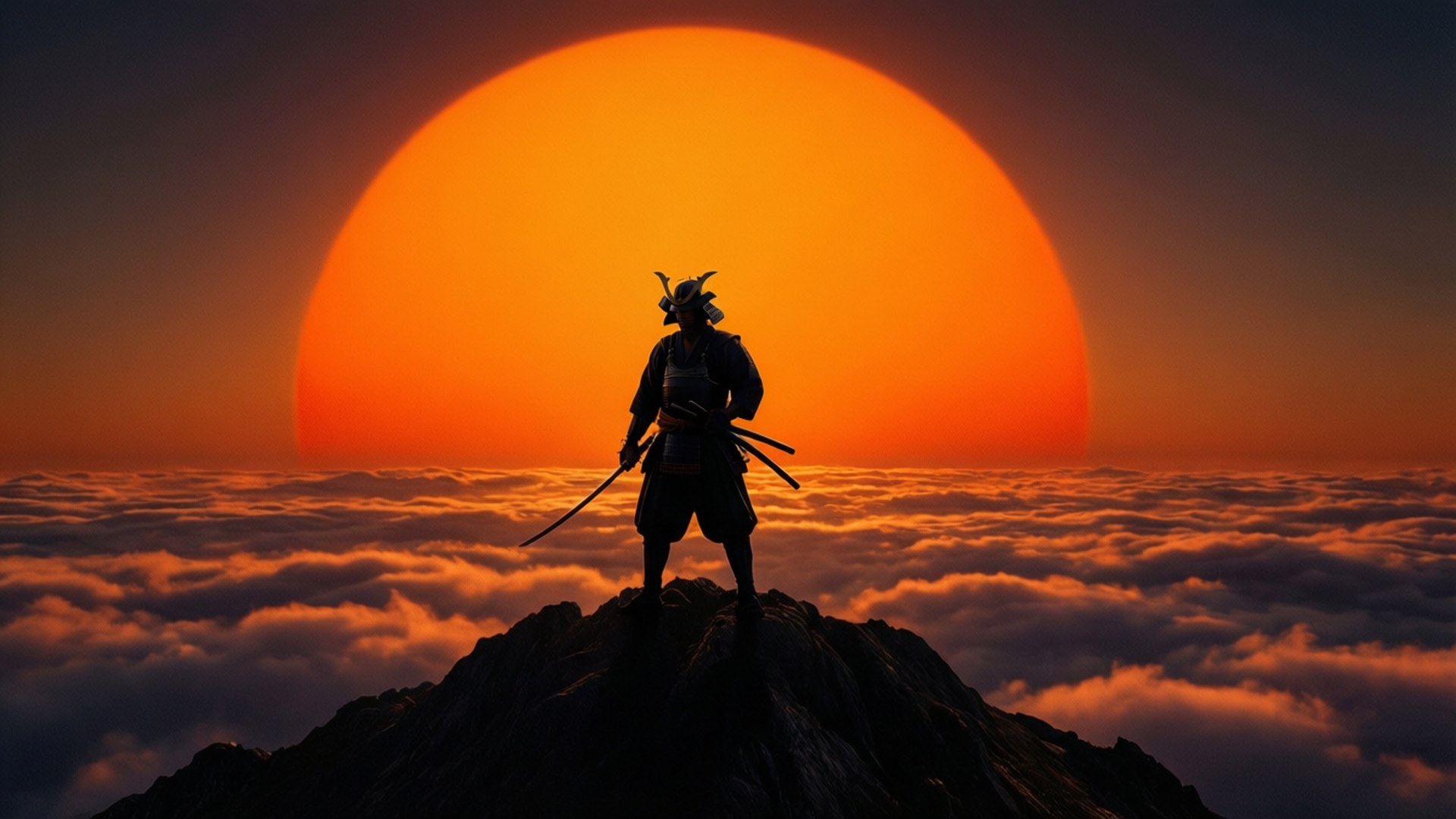 Mountain Peak Sun by Wallpapers.art Studio