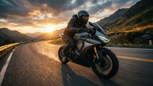 Mountain Ride Sunset