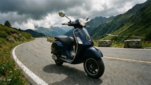 Mountain Road Vespa