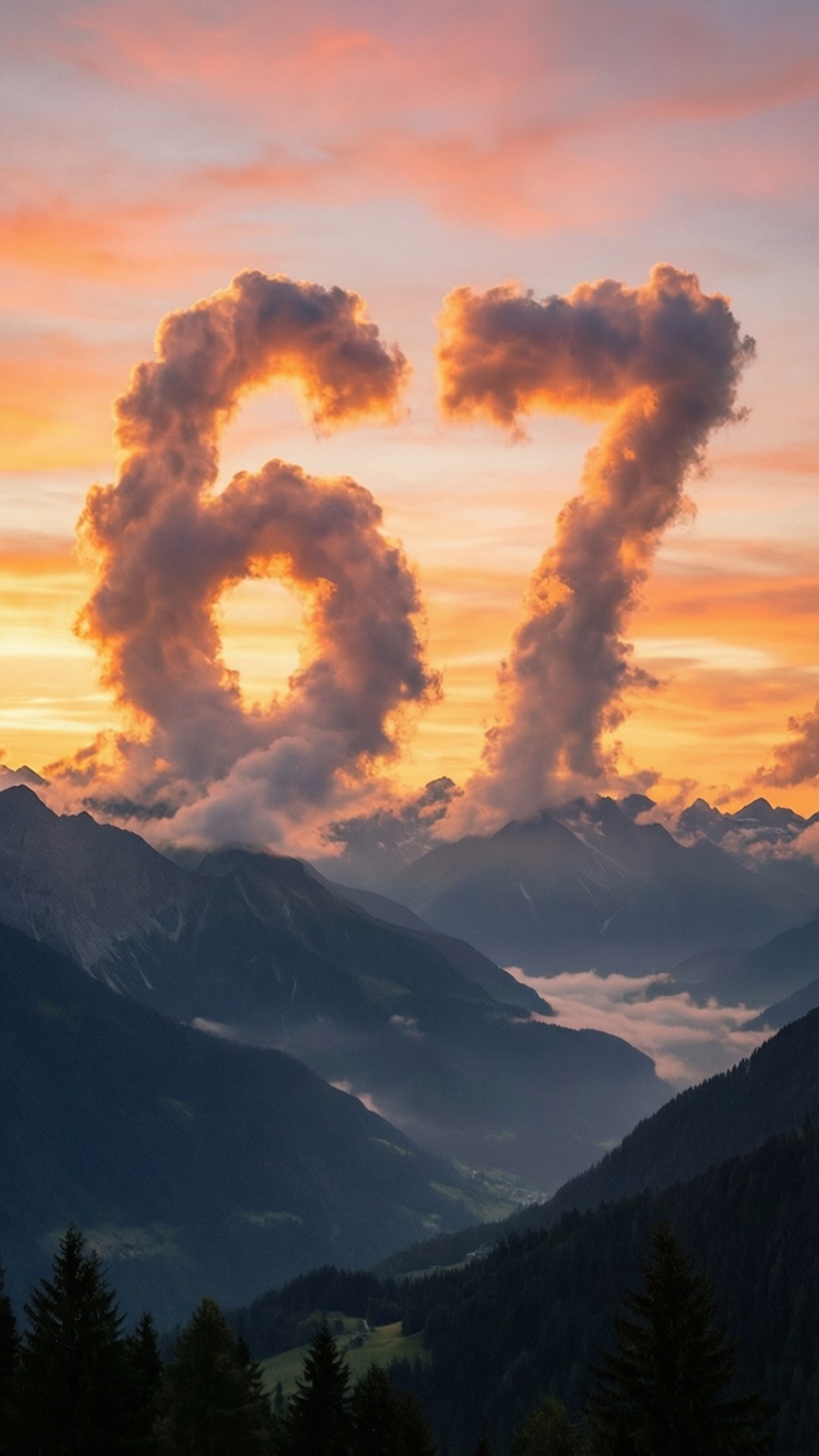 Mountain Sky 67 by Wallpapers.art Studio