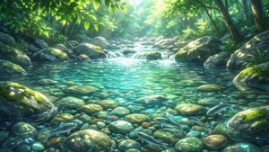 Mountain Stream Pebbles