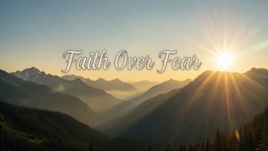 Mountain Sunrise Faith