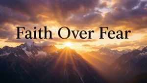 Mountain Sunrise Faith