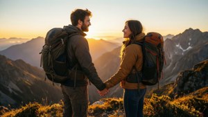 Mountain Sunrise Love
