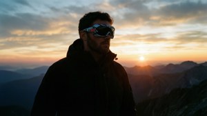 Mountain Sunrise Silhouette