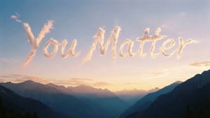 Mountain Sunrise You Matter
