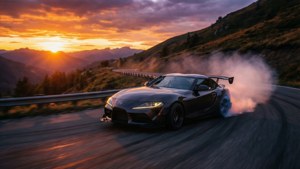 Mountain Sunset Drift