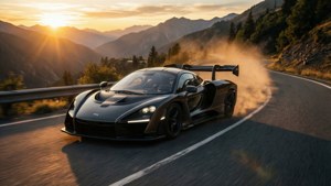 Mountain Sunset Drift