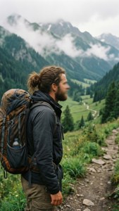 Mountain Traveler Blur