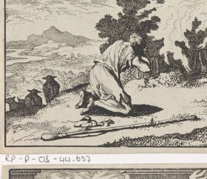 Mozes bij de brandende braamstruik