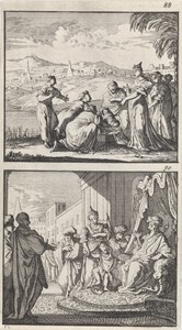 Mozes gevonden door de dochter van de farao / Mozes en de kroon van de farao