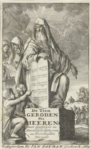 Mozes met de tafelen der wet