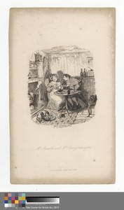 Mr. Bumble and Mrs. Corney Taking Tea