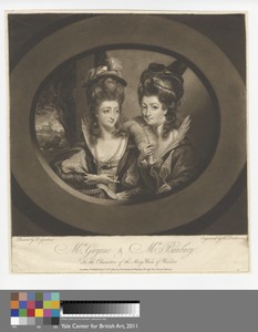 Mrs. Gwynne and Mrs. Bunbury in the Characters of the Merry Wives of Windsor