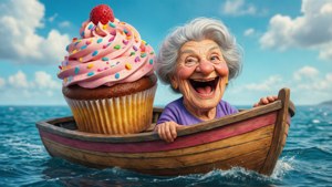 Mrs Puff Cupcake Delight