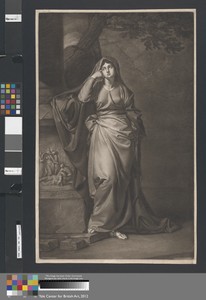 Mrs. Yates as 'Melancholy' in 'Il Penseroso'