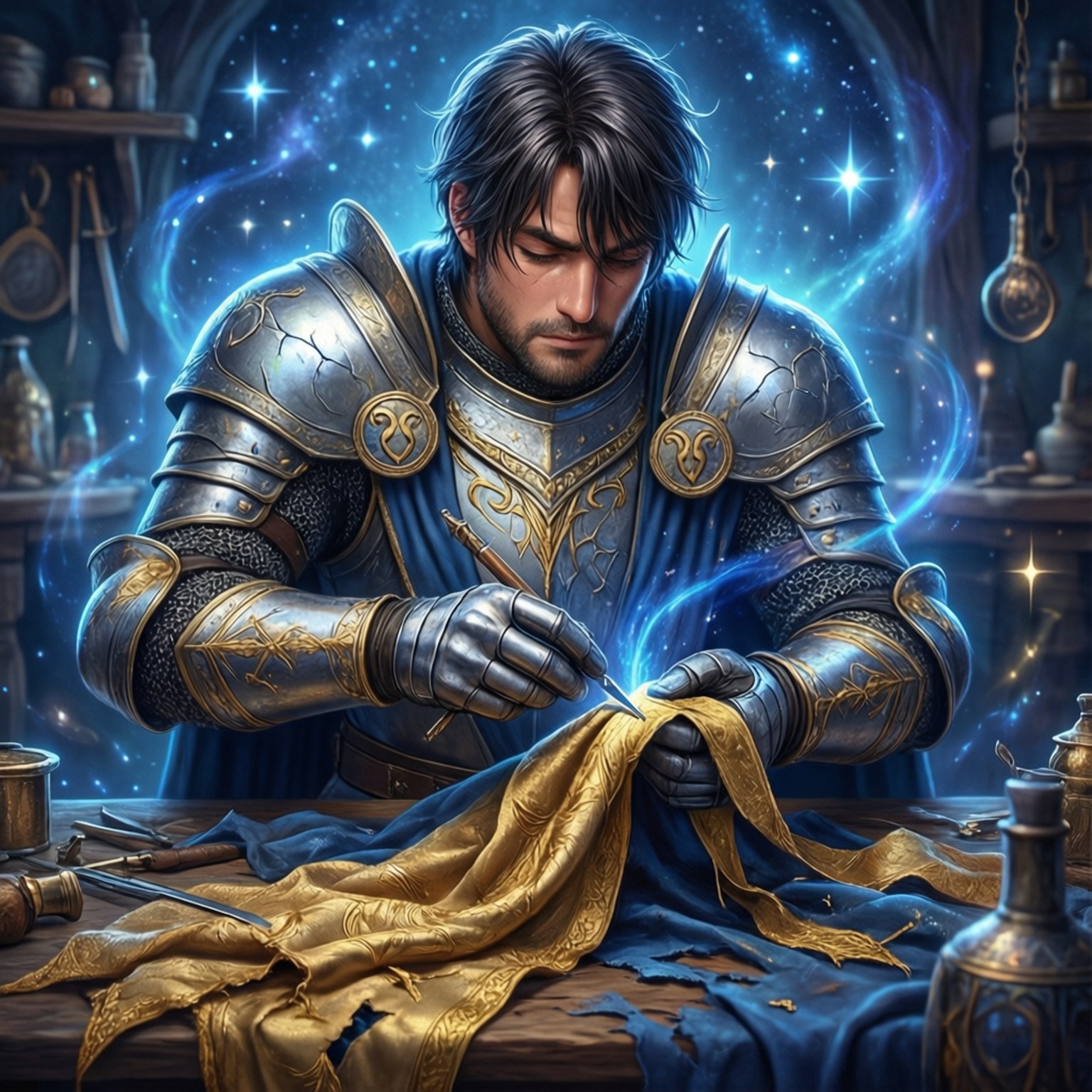 Mu Aries Starlight Forge by Wallpapers.art Studio