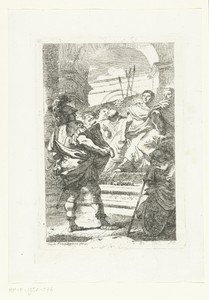 Mucius Scaevola voor Porsenna