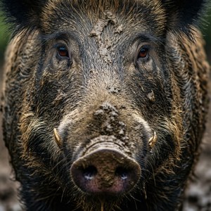Mud-Splattered Portrait
