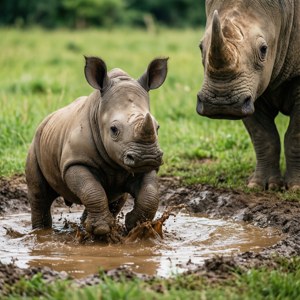 Muddy Baby Rhino