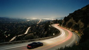 Mulholland Drive Night Curve