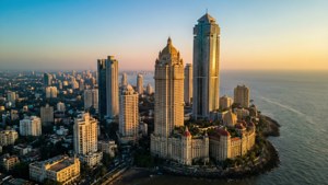 Mumbai Skyline Aerial