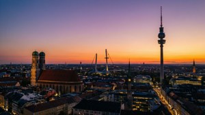 Munich Skyline Dusk