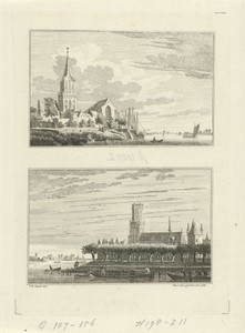 Munsterkerk en Sint-Aldegondekerk te Emmerik, 1732