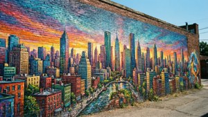 Mural on Brick Wall