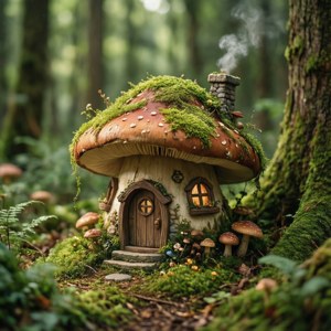 Mushroom Cottage Forest