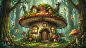 Mushroom Fairy House