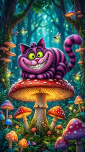Mushroom Forest Cat