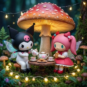 Mushroom Tea Party