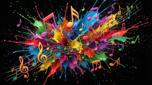 Music Note Splash