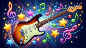 Musical Note Guitar