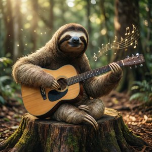 Musical Sloth Guitar