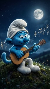 Musical Smurf Cat
