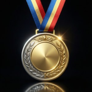 MVP Medal on Black