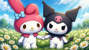 My Melody and Kuromi