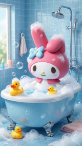 My Melody Bath Time