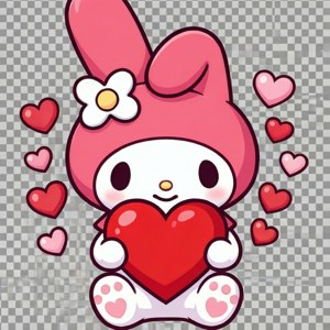 My Melody Heart Love