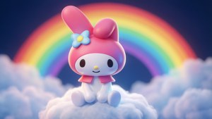 My Melody Rainbow Cloud